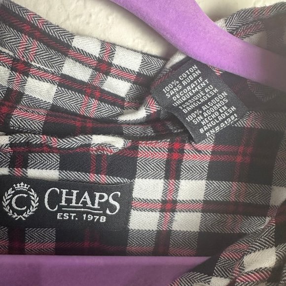 Champs Button Down Long Sleeve Shirt Men's Size L 100% Cotton - Picture 6 of 9